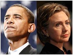 Obama and Hillary